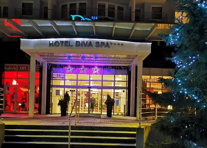 Apartament prywatny salon z aneksem kuchennym i sypialnią w hotelu Diva